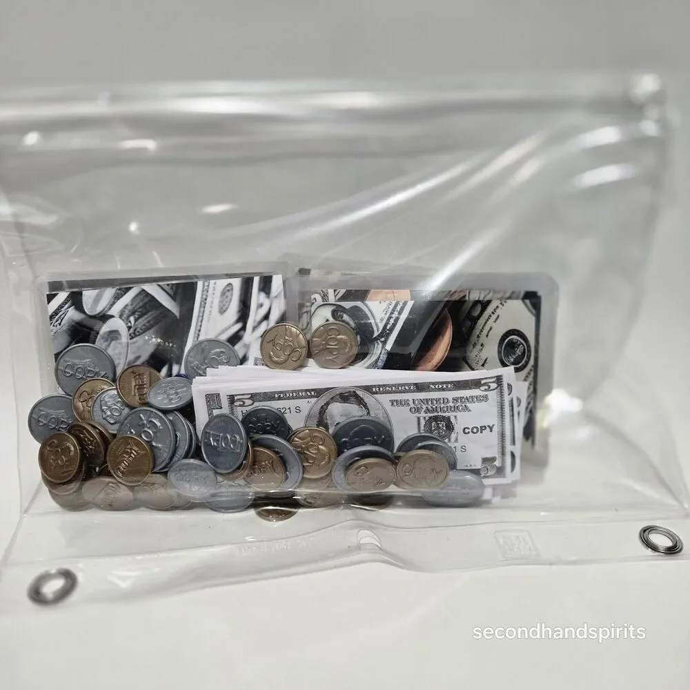 3 Sets Homemade Money Flashcards, Play Coins & Bills Learn Currency Teaching Lot